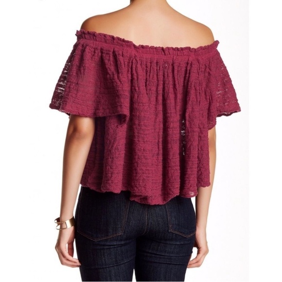 Free People Frills & Thrills Off Shoulder Top - Picture 10 of 10
